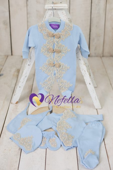 NF-TE1014 Şehzade Erkek Bebek Tulumu