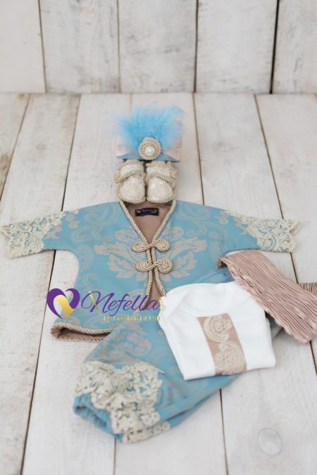 NF-BS1000 Şehzade Erkek Bebek Mevlit Takımı